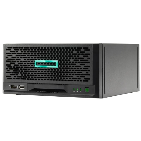 HPE ProLiant MicroServer Gen10 Plus V2 Servidor Intel Xeon E-2314 - 32GB - 2TB SSD - DisplayPort y VGA - USB-A 3.2 Gen1 y Gen2