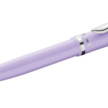 Pelikan Jazz Pastel Boligrafo con Mecanismo de Giro - Punta Mediana - Cuerpo Lacado - Recargable - Color Lavanda Pastel