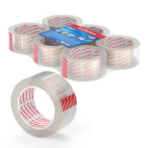 Erichkrause Precinto de Embalaje - Medidas 48mmx50m - Adhesivo de Gran Adherencia - Facil de Cortar - Transparente