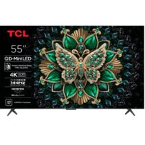 TCL 55C6K Televisor Smart TV 55" MiniLED UltraHD 4K - Google TV - 144Hz - Sonido Onkyo - Dolby Vision IQ - Dolby Atmos - VESA 300x300