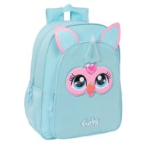 Safta Furby Mochila Infantil - Adaptable a Carro - Asa de Mano - Bolsillos Laterales - 33x42x14cm - Color Azul