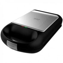 Cecotec Rock’nToast Family Sandwichera 1500W - Capacidad para 4 Sandwiches - Revestimiento Antiadherente - Rapidez de Calentamiento - Acero Inoxidable