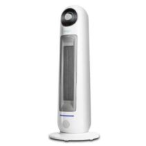 Cecotec Ready Warm 10000 Top Ceramic Calefactor Baño Ceramico 2200W - Oscilante - Termostato Regulable - 3 Modos de Funcionamiento - Proteccion Sobrecalentamiento y Antivuelco - Cobertura 22m2