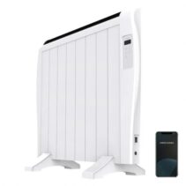 Cecotec Ready Warm 1800 Thermal Connected Radiador Electrico 1200W - 8 Elementos - Colocacion en Pared o de Pie - Control WiFi - Temporizador - Pantalla LCD - Mando a Distancia