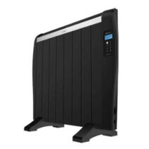 Cecotec Ready Warm 1800 Thermal Black Radiador Electrico Bajo Consumo 1200W - 8 Elementos - Colocacion en Pared o de Pie - Pantalla LED - 3 Modos - Temporizador - Mando a Distancia