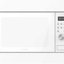 Cecotec GrandHeat 2000 Built-In White Microondas Encastrable con Grill 20L 700W - Temporizador hasta 95min - 9 Funciones Preconfiguradas