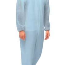 Santex Mono de Polipropileno con Capucha 40gr. Talla XL - Cremallera y Elasticos para Mejor Ajuste - Conforme (UE) 2016/425 - Color Azul