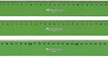 Faber-Castell Regla Tecnica Recta 20cm - Color Verde Transparente