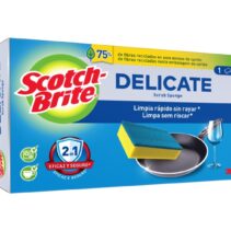 Scotch-Brite Delicate Estropajo de Cocina - No Raya - Color Amarillo