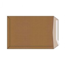 Sam Pack de 250 Sobres de Papel Kraft 90grs - Medidas 229x324mm - Autoadhesivo con Tira de Silicona - Color Marron