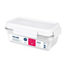 Milan Coleccion Nata 624 Fiambrera Hermetica de Tritan Rectangular 1.2L - Apta para Microondas