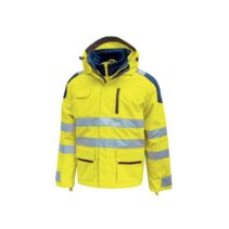 Upower Backer Parka Impermeable y Transpirable - Talla L - Detalles Reflectantes