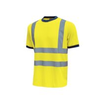 Upower Glitter Camiseta con Rayas Reflectantes - Talla 3XL - Cuello y Mangas Elasticas
