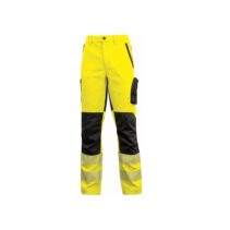 Upower Roy Pantalones de Alta Visibilidad Elasticos - Talla M - Tejido Stretch