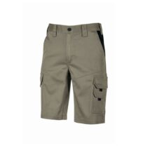 Upower Bonito Pantalones Cortos de Trabajo de Algodon Elastizado - Talla 3XL - Frescos y Comodos