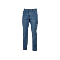 Upower Jam Pantalon Vaquero Elastico - Talla L - Ajuste Slim Fit
