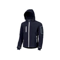 Upower Metropolis Soft Shell de Trabajo - Talla 4XL - Tejido Elastico Cortavientos