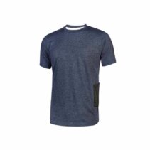 Upower Road Camiseta de Manga Corta en Polycotton Jersey - Talla L - Slim-Fit