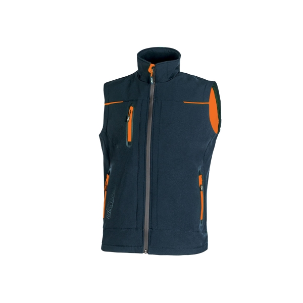 Upower Universe Chaleco Softshell Impermeable - Talla 5XL - Transpirable y Resistente al Viento
