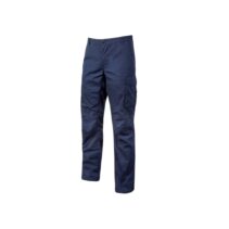 Upower Ocean Pantalon de Trabajo en Algodon Elastico - Talla L - Bolsillos Multifuncionales