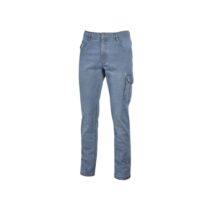 Upower Jam Pantalon Vaquero Elastico - Talla M - Ajuste Slim Fit