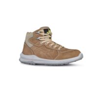 Upower Rebel S ESD Calzado de Seguridad Confortables - Talla 36 - Piel Nubuck Hidrofuga