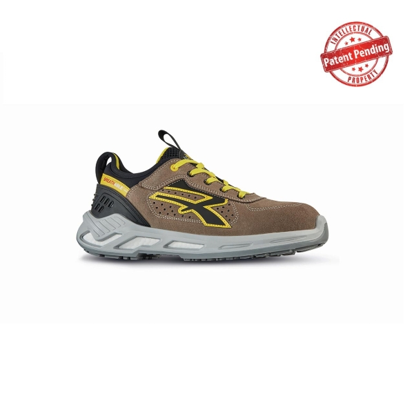 Upower Curry S ESD Calzado de Seguridad Bajos - Talla 36 - Piel Afelpada Perforada