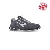 Upower Push S ESD Calzado de Seguridad Bajos - Talla 46 - Parte Superior de Nailon Ultraflexible y Gamuza Suave