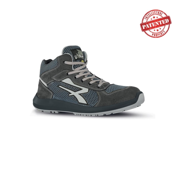 Upower Dexter S ESD Calzado de Seguridad Ligeros y Comodos - Talla 37 - Parte Superior de Nailon Ultraflexible