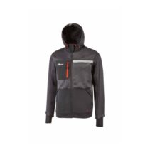 Upower Galaxy Sudadera de Trabajo con Cremallera - Talla 4XL - Material Suave y Transpirable