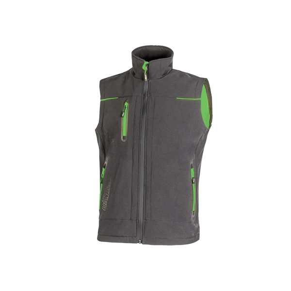 Upower Universe Chaleco Softshell Impermeable - Talla 5XL - Transpirable y Resistente al Viento