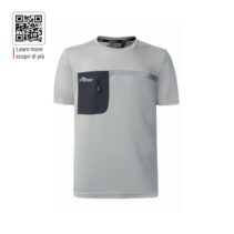 Upower Christal Camiseta Hombre con Termorregulacion Inteligente - Talla L - Efecto Antimicrobiano