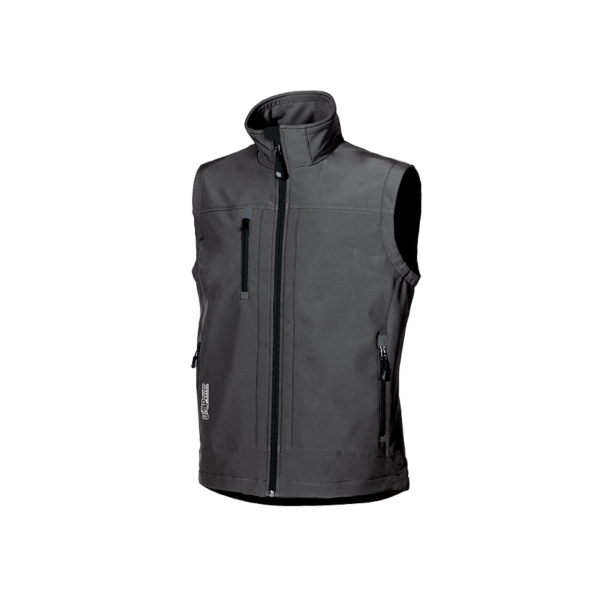 Upower Climb Chaleco de Trabajo Soft Shell - Talla XS - Tejido Elastico Transpirable