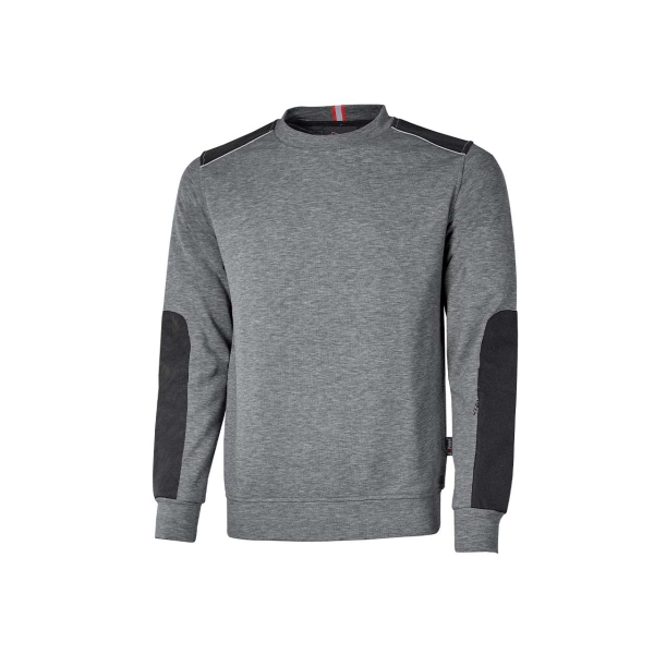 Upower Ryke Sudadera Cepillada Cuello Redondo - Talla 5XL - Bolsillo Antebrazo