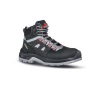 Upower Cross S Calzado de Seguridad Botines - Talla 42 - Empeine Piel con Inserciones Matrix