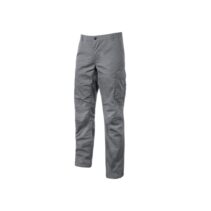 Upower Baltic Pantalon de Trabajo Algodon Elastico - Talla 2XL - Efecto Desgastado