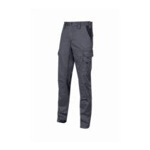 Upower Guapo Pantalones de Trabajo de Algodon Elastico - Talla 4XL - Bolsillos Multifuncionales