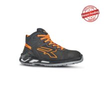 Upower Lord S ESD Calzado de Seguridad Altos - Talla 47 - Piel Nobuck Hidrorepelente