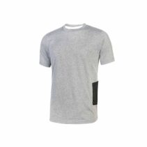 Upower Road Camiseta de Manga Corta en Polycotton Jersey - Talla S - Slim-Fit