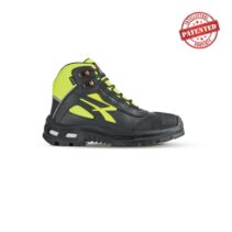 Upower Mind S 3 Zapato de Seguridad Alto - Talla 42 - Cuero de Grano Suave