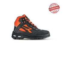 Upower Spirit S Zapato de Seguridad Alto - Talla 47 - Forro de Cuero de Grano Suave