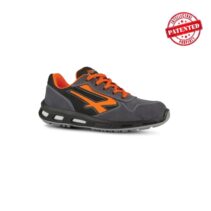 Upower Orange S ESD Calzado de Seguridad Bajos - Talla 46 - Parte Superior de Nailon Ultraflexible y Gamuza Suave