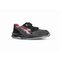 Upower Oslo S ESD Calzado de Seguridad sin Cordones - Talla 42 - Gamuza Suave