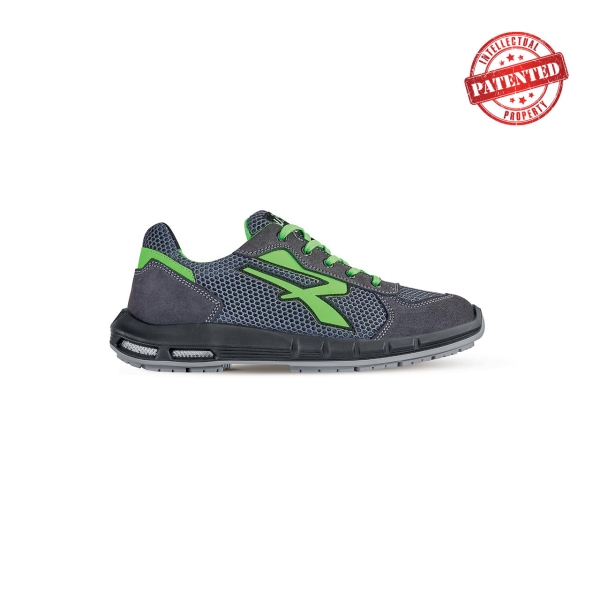Upower Gemini Plus S ESD Calzado de Seguridad Bajos - Talla 41 - Parte Superior de Nailon Ultraflexible y Gamuza Suave