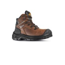 Upower Helsinki UK S ESD Calzado de Seguridad Altos y Robustos - Talla 38 - Piel Pull-Up Hidrofuga