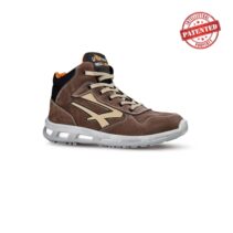 Upower Carter S ESD Calzado de Seguridad Altos - Talla 48 - Cuero Nubuck Resistente
