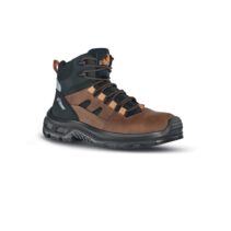 Upower Jazz S Calzado de Seguridad Botines - Talla 43 - Piel Pull-Up Engrasado