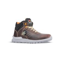 Upower Ken S Calzado de Seguridad Altos - Talla 44 - Cuero Pull-Up Hidrofugo