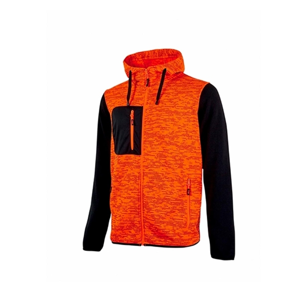 Upower Rainbow Sudadera con Forro Polar - Talla 4XL - Cuello Alto