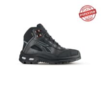 Upower Fixed S Zapato de Seguridad Alto - Talla 44 - Cuero de Grano Suave
